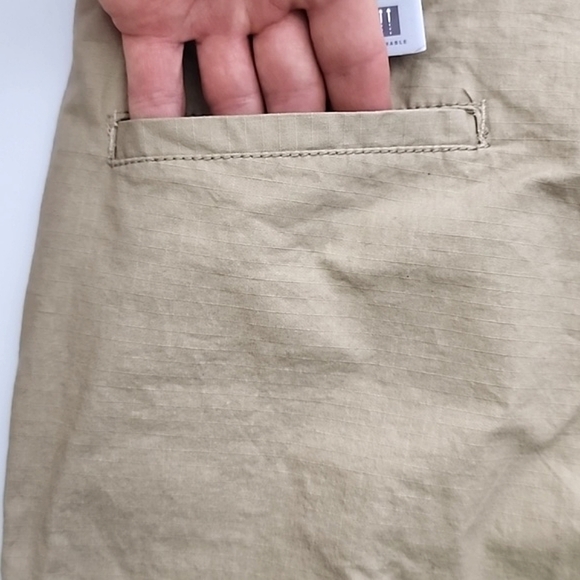 ENCRYPTED Mens Relaxed Tapered Fit Jogger Sand Stretch Breathable 6 Pockets Sz L - Picture 6 of 16